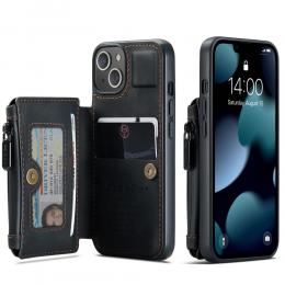 CASEME iPhone 13 Mini Skal Med Magnetisk Plånbok Svart
