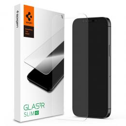 Spigen iPhone 12 Mini Skärmskydd Slim Glas.tR Härdat Glas