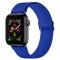 Nylon Armband Justerbart Apple Watch 42/44/45/49 mm Bl
