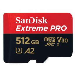 SanDisk SanDisk MicroSDXC Extreme Pro 512 GB 170MB/s Inkl. Adapter - Teknikhallen.se