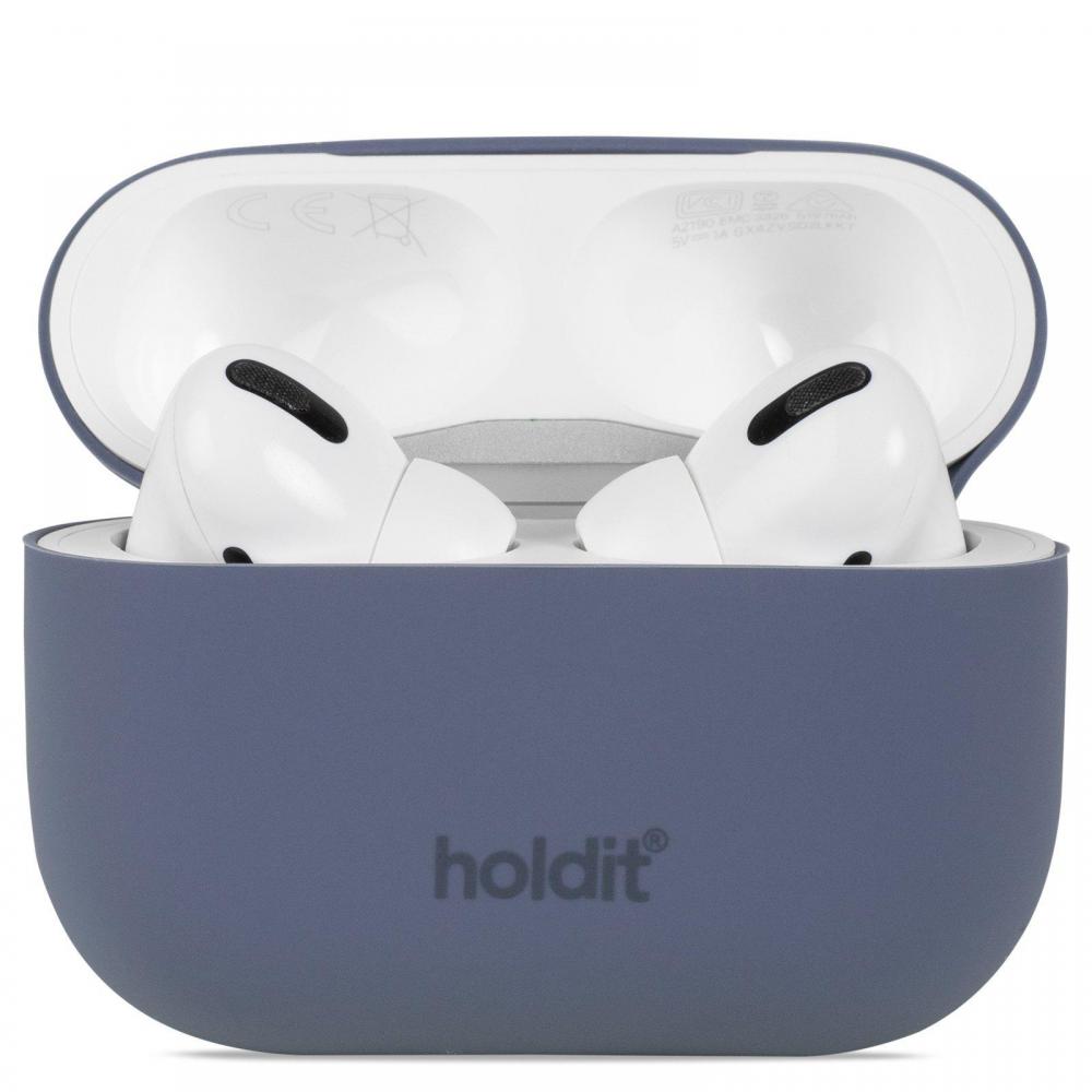 holdit AirPods Pro Nygrd Skal Silikon Pacific Blue