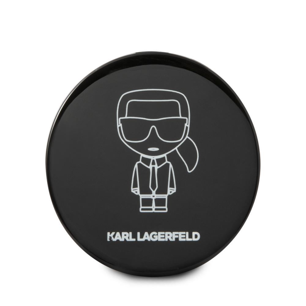 Karl Lagerfeld Iconic AirPods Fodral Med PowerBank Svart