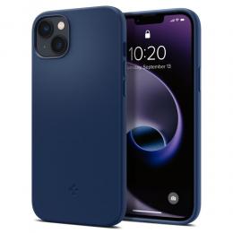 Spigen iPhone 15 Plus / 14 Plus Skal Silicone Fit Mag MagSafe Navy Blue