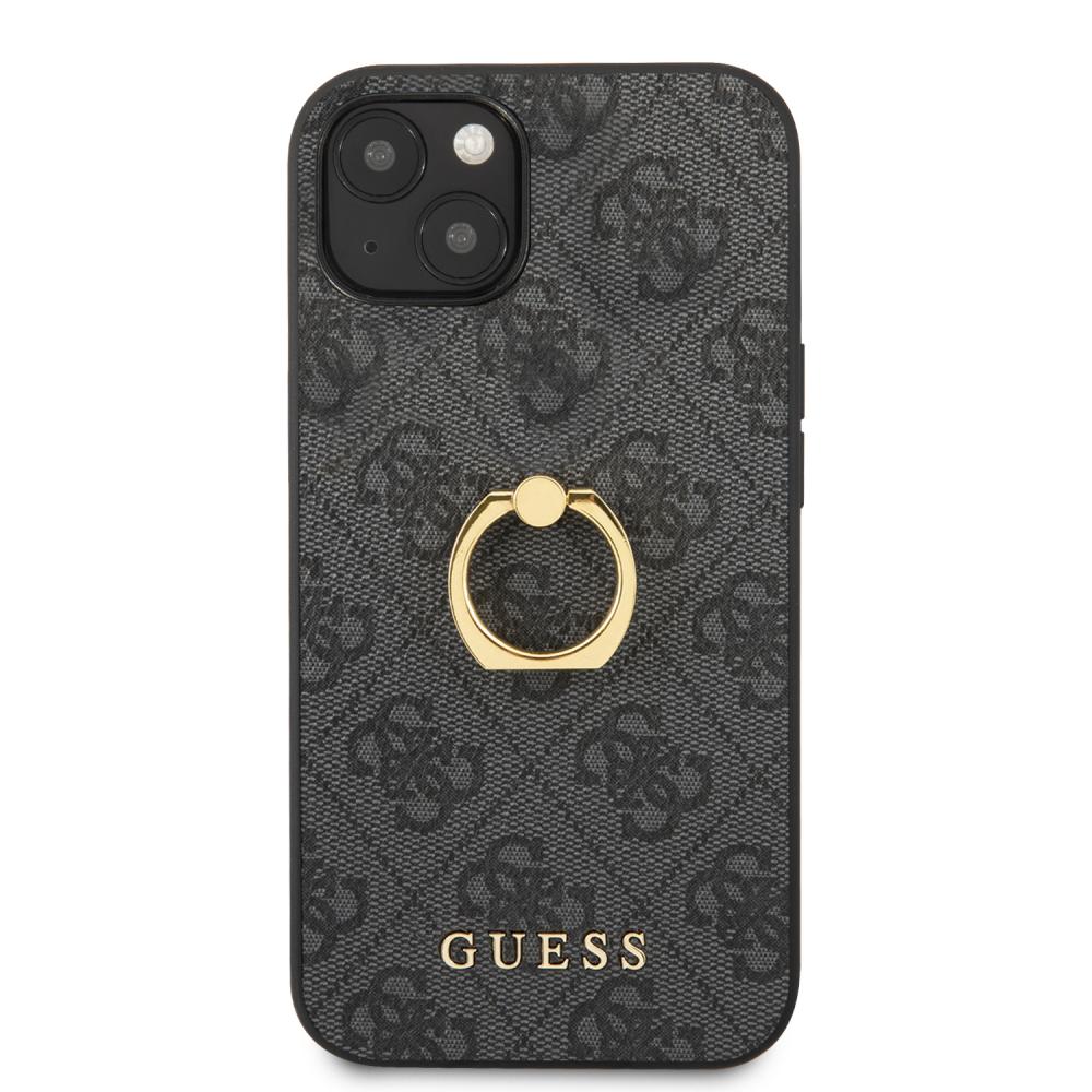 Guess iPhone 13 Skal PU 4G Ringhllare Gr