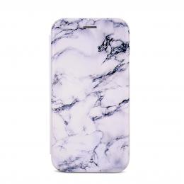 iPhone X/Xs Plånboksfodral - Marble Purple