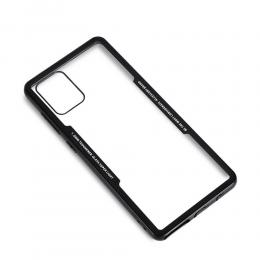 GEAR Samsung Galaxy A71 Mobilskal Härdat Glas Svart