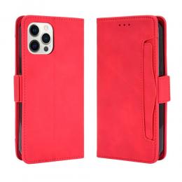 iPhone 13 Pro Max - Fodral Med Avtagbart Kortfodral - Röd