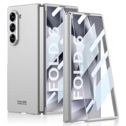 GKK Galaxy Z Fold 6 Skal Med Skärmskydd Silver