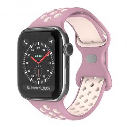 Sportarmband Dual-Color Apple Watch 42/44/45/49 mm (S/M) Lavender/Rosa