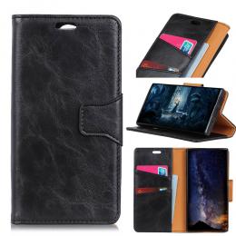  Nokia 8.1 - Premium Split Läder Plånboksfodral - Svart - Teknikhallen.se