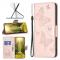 Nokia G11 / G21 Fodral Tryck Butterfly Rosguld
