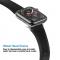 kta Lder Armband Apple Watch 41/40/38 mm - Svart