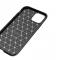 iPhone 12 / 12 Pro - Kolfiber Textur Skal - Svart