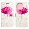 iPhone 14 Pro Fodral Med Tryck Rosa Blomma