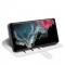 Samsung Galaxy S23 Ultra Fodral Crazy Horse Lder Vit
