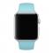 Silikon Armband Apple Watch 41/40/38 mm (M/L) - Cyan