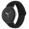 Google Pixel Watch / Watch 2 Justerbart Nylon Armband Svart