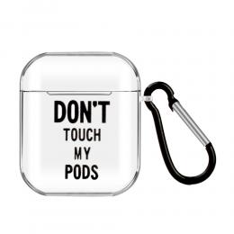 AirPods Skyddsfodral Med Motiv - Don't Touch My Pods