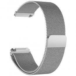  Milanese Loop Metall Armband Fitbit Versa 3/Fitbit Sense - Silver - Teknikhallen.se