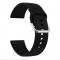 Silikon Armband Versa 3/Fitbit Sense - Svart