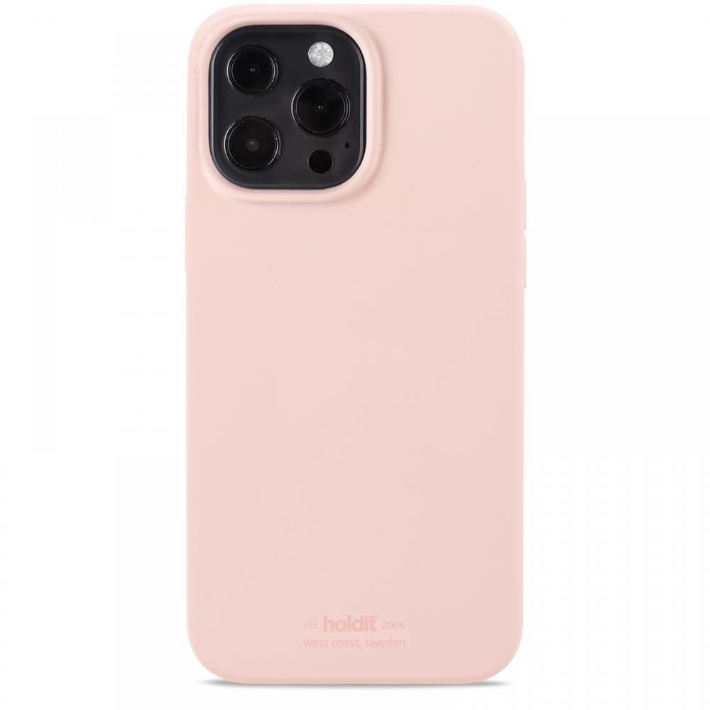 holdit iPhone 13 Pro Max - Mobilskal Silikon - Blush Pink
