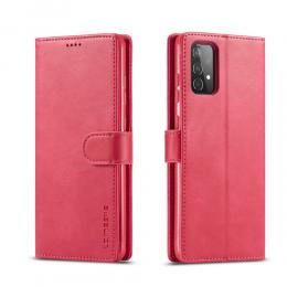 Samsung Galaxy A52 / A52s - LC.IMEEKE Läder Fodral - Röd/Rosa