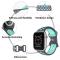 Sportarmband Dual-Color Apple Watch 42/44/45/49 mm (M/L) Gr/Teal