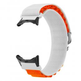 Google Pixel Watch / Watch 2 Armband Nylon Pro Vit/Orange