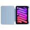 iPad Mini (2021) Fodral Slim Tri-Fold Pennhllare Ljus Bl