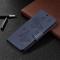 Samsung Galaxy S23 Fodral Med Fjril Tryck Mrk Bl