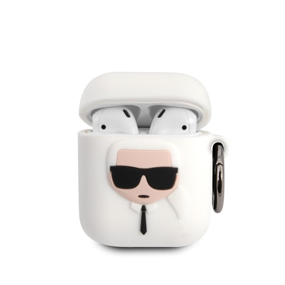 Karl Lagerfeld Iconic AirPods Fodral Vit