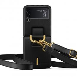 Tech-Protect Galaxy Z Flip 4 Fodral Chain Rem Svart