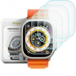 Ringke 4-PACK Härdat Glas ID Skärmskydd Apple Watch Ultra 49 mm