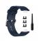 Silikon Armband Fr Huawei Watch Fit - Mrk Bl