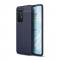 Huawei P40 Pro - Litchi Textur Skal - Mrk Bl