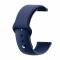Silikon Armband Fr Smartwatch - Mrk Bl (22 mm)