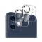 2-Pack iPhone 11/12 Mini Linsskydd Hrdat Glas Transparent