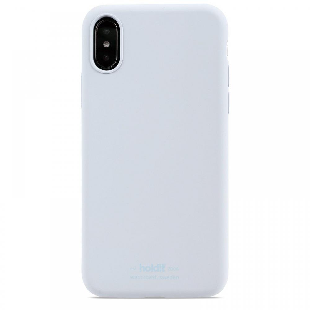 holdit iPhone X/Xs Mobilskal Silikon Mineral Blue