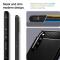 Sony Xperia 10 III - Spigen Rugged Armor Skal - Matt Svart