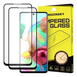 Wozinsky Samsung Galaxy A71 - Wozinsky 2-PACK Heltäckande Skärmskydd - Teknikhallen.se