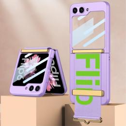 GKK Galaxy Z Flip 6 Skal Bälte Hybrid Lila/Grön