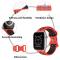 Sportarmband Dual-Color Apple Watch 42/44/45/49 mm (M/L) Rd/Svart
