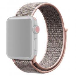 Nylon Loop Armband Justerbart Apple Watch 42/44/45/49 mm Roséguld