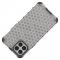iPhone 12 Pro Max - Armor Honeycomb Textur - Vit