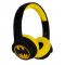 Batman Hrlur Fr Barn Bluetooth On-Ear 85dB Trdls Svart Logo