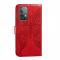 Samsung Galaxy A52 / A52s - Fjril Textur Fodral - Rd