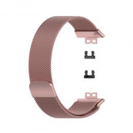 Milanese Loop Metall Armband Huawei Watch Fit - Rosa