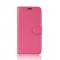 Samsung Galaxy A40 - Litchi Plnboksfodral - Rosa