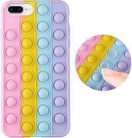 iPhone 7/8 Plus - Pop It Fidget Skal - Multicolor