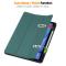 iPad Air 13 2025/2024 Fodral Tri-Fold Pennhållare Grön